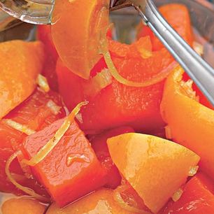 Рецепт Тыквенного конфитюра с мандаринами