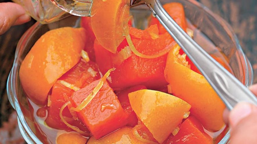 Рецепт тыквенного конфитюра с мандаринами