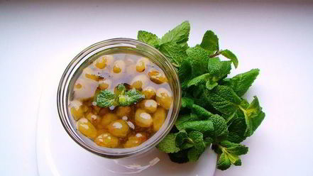 Рецепт варенья из белого винограда с мятой