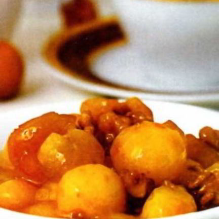 Рецепт Варенья из черешни с орехами