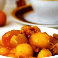 Варенье из черешни с орехами