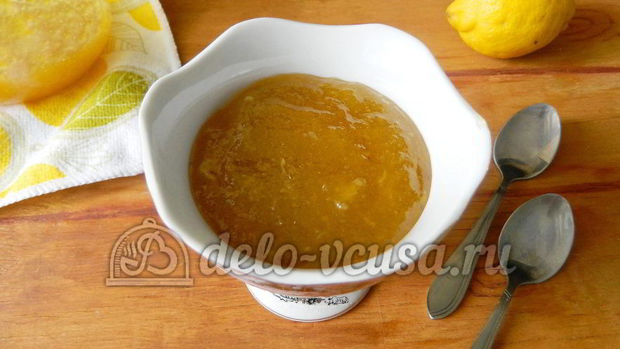 Рецепт варенья из кабачков с лимоном