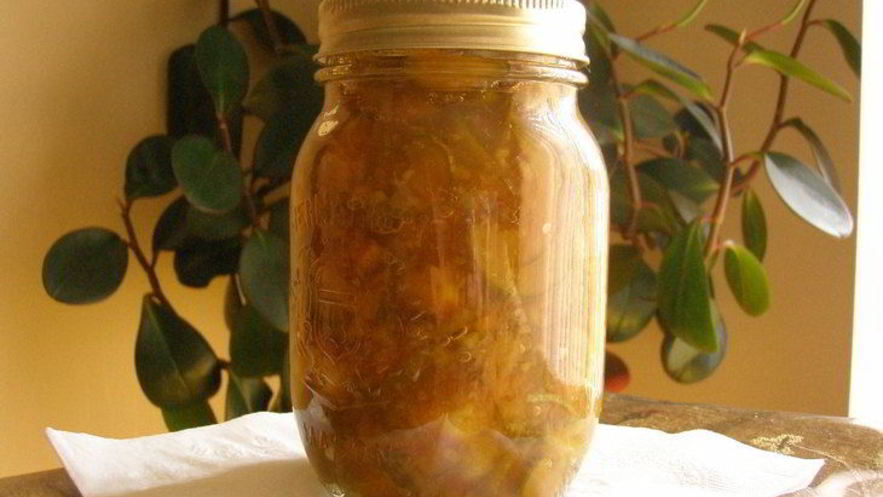 Рецепт варенья из кабачков в сиропе