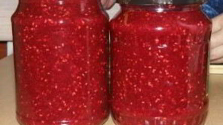 Рецепт варенья из малины без варки