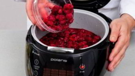 Рецепт варенья из малины в мультиварке