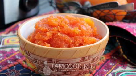 Рецепт варенья из моркови
