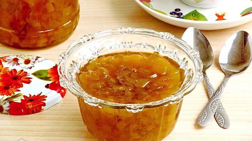 Рецепт варенья из ревеня в мультиварке