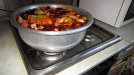 Рецепт варенья из сливы, яблока и апельсина