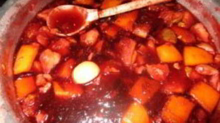 Рецепт варенья из сливы, яблока и апельсина