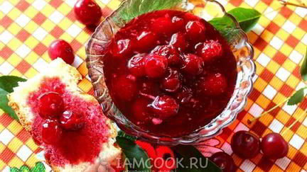 Рецепт Варенья из вишни с косточками