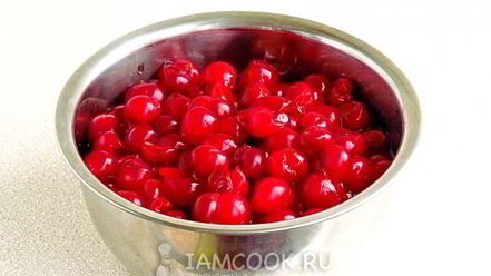 Рецепт варенья из вишни с малиной