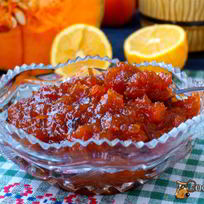 Варенье из запеченной тыквы с апельсином