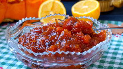 Рецепт Варенья из запеченной тыквы с апельсином