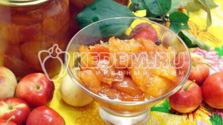 Рецепт яблочного варенья дольками
