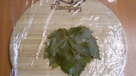 Рецепт виноградных листьев на зиму