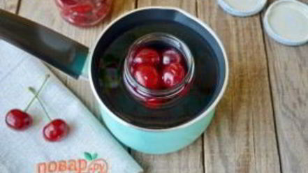 Рецепт вишни без сахара на зиму