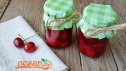 Рецепт вишни без сахара на зиму