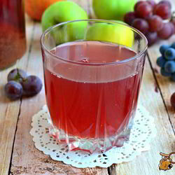 Рецепт Яблочно-виноградного сок на зиму