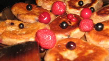 Рецепт Ягодных оладушек