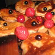 Рецепт Ягодных оладушек