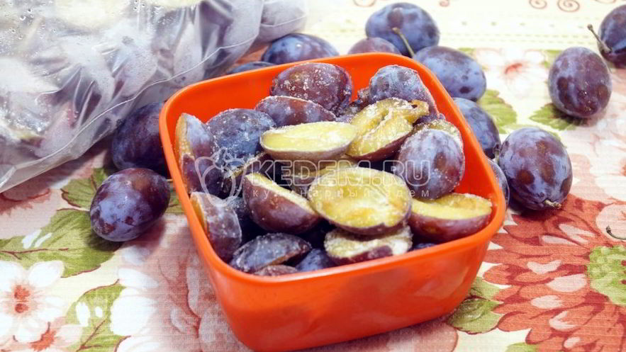 Рецепт замороженной сливы на зиму