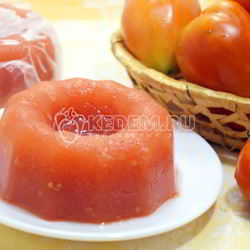 Рецепт Замороженных помидоров Пюре в формах