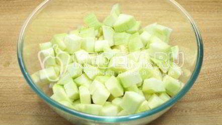 Рецепт заморозки кабачков с овощами на зиму