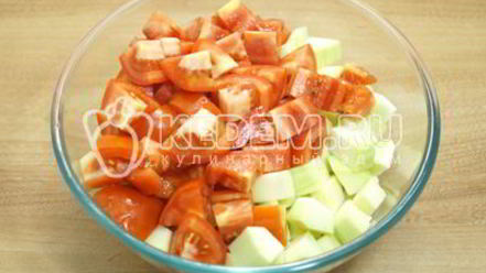 Рецепт заморозки кабачков с овощами на зиму