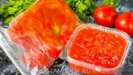 Рецепт Заморозки помидоров на зиму