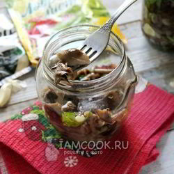 Рецепт Засолки опят на зиму горячим способом в банках