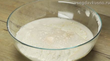 Рецепт беляшей из теста на опаре