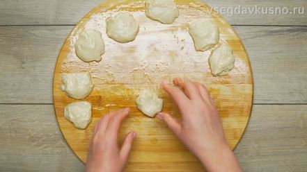 Рецепт беляшей из теста на опаре