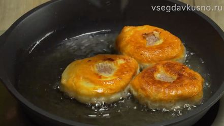 Рецепт беляшей из теста на опаре