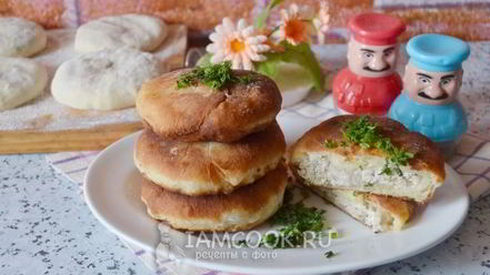 Рецепт беляшей с куриным фаршем