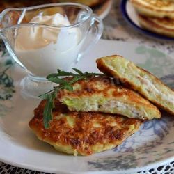 Рецепт Ленивых беляшей из кабачков