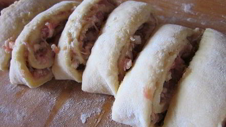 Рецепт ленивых беляшей на творожном тесте