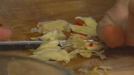 Рецепт брускетты из цукини со шпинатом