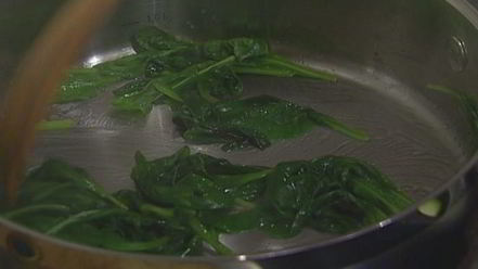 Рецепт брускетты из цукини со шпинатом