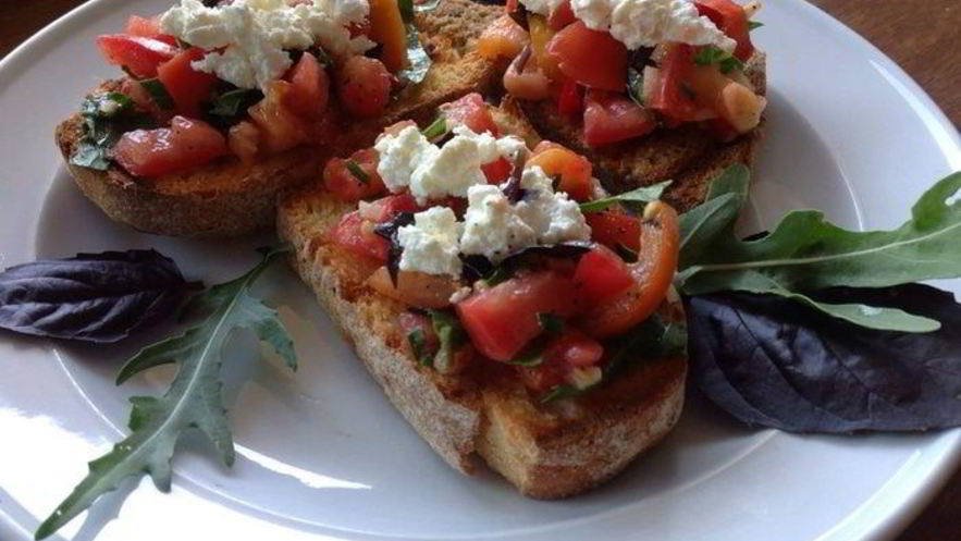Рецепт брускетты овощной
