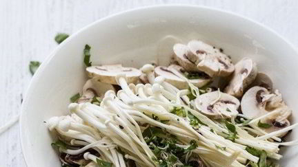 Рецепт Брускетты с грибами и сыром бри