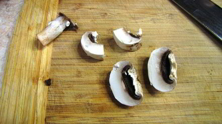 Рецепт брускетты с грибами