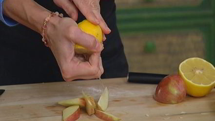 Рецепт брускетты с инжиром, яблоком и сыром