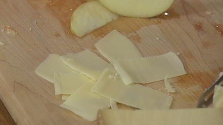 Рецепт брускетты с инжиром, яблоком и сыром