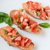 Рецепт Брускетты с овощами