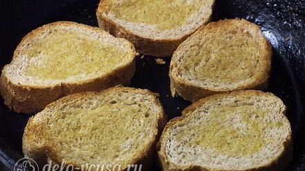 Рецепт брускетты с помидорами и чесноком