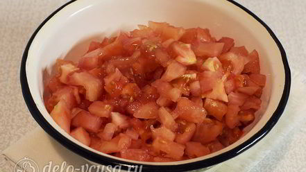 Рецепт брускетты с помидорами и чесноком