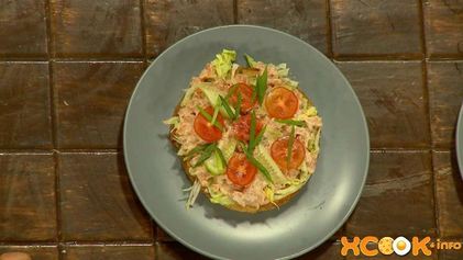 Рецепт Брускетты с семгой