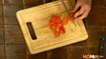 Рецепт брускетты с семгой