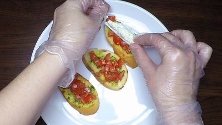 Рецепт брускетты с сыром