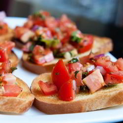 Рецепт Брускетты с томатами